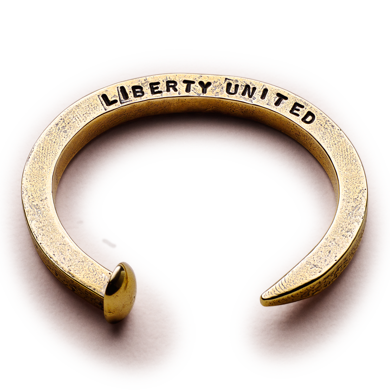 Railroad Spike Bullet Cuff by Giles & Brother for Liberty United