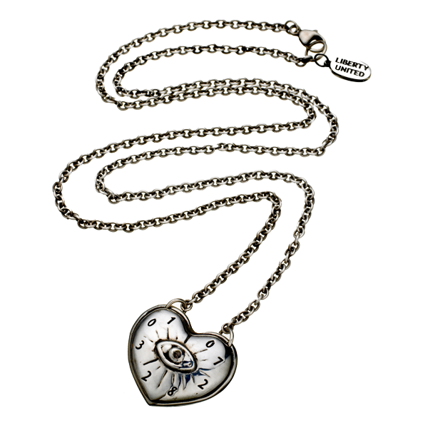 Silver & Gunmetal Aeternum Necklace by Pamela Love for Liberty United