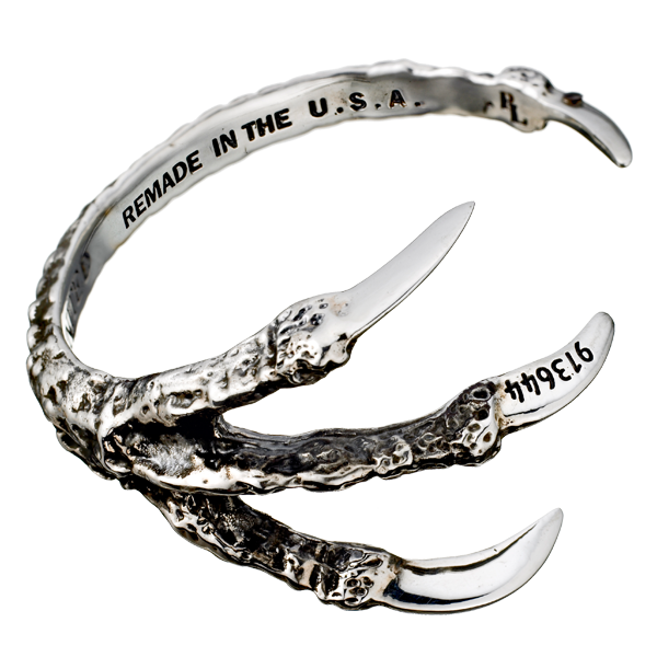 Bracciale Con Aquila In Argento 925 Stile Rock Punk – Bracciale Regolabile Uomo Donna, Idea Regalo Vintage