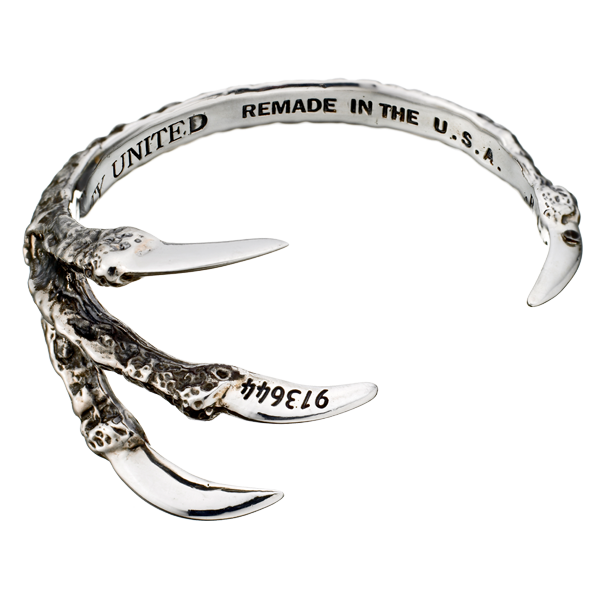 Silver & Gunmetal Talon Cuff by Pamela Love for Liberty United