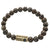 be the change. brown snowflake jasper bracelet