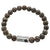 be the change. brown snowflake jasper bracelet