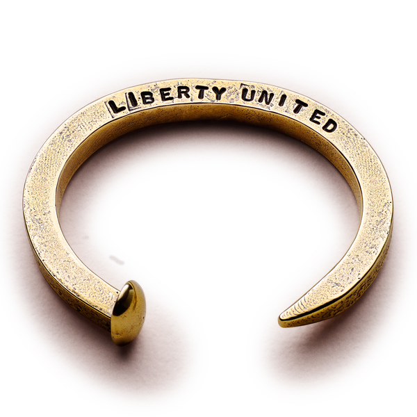 Railroad Spike Bullet Cuff by Giles & Brother for Liberty United
