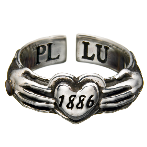 Silver & Gunmetal Aeternum Ring by Pamela Love for Liberty United